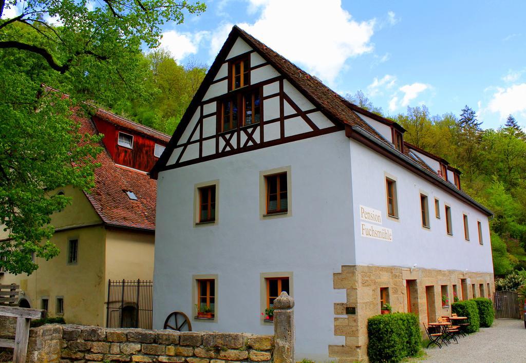 Pension Fuchsmuehle Rothenburg ob der Tauber Dış mekan fotoğraf